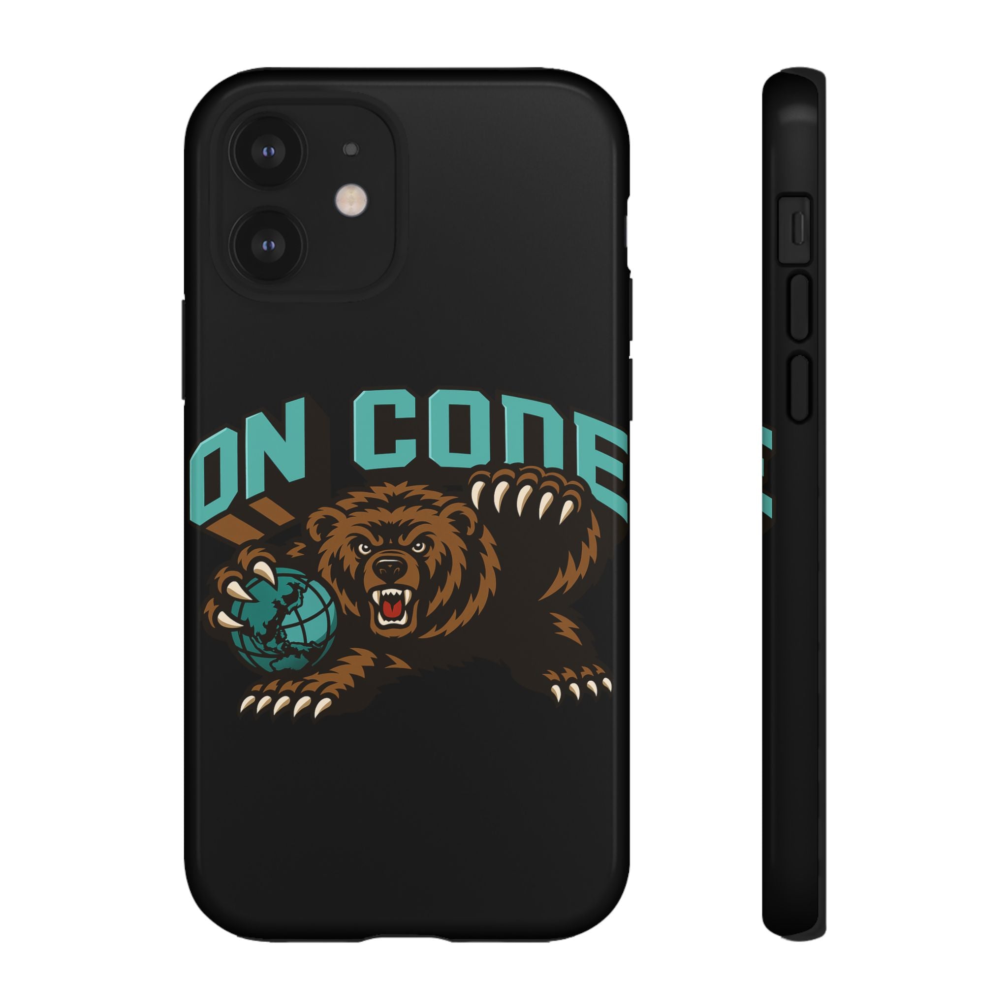 Bear Basketball Tough Phone Case — 'On Core' Protective iPhone Cover