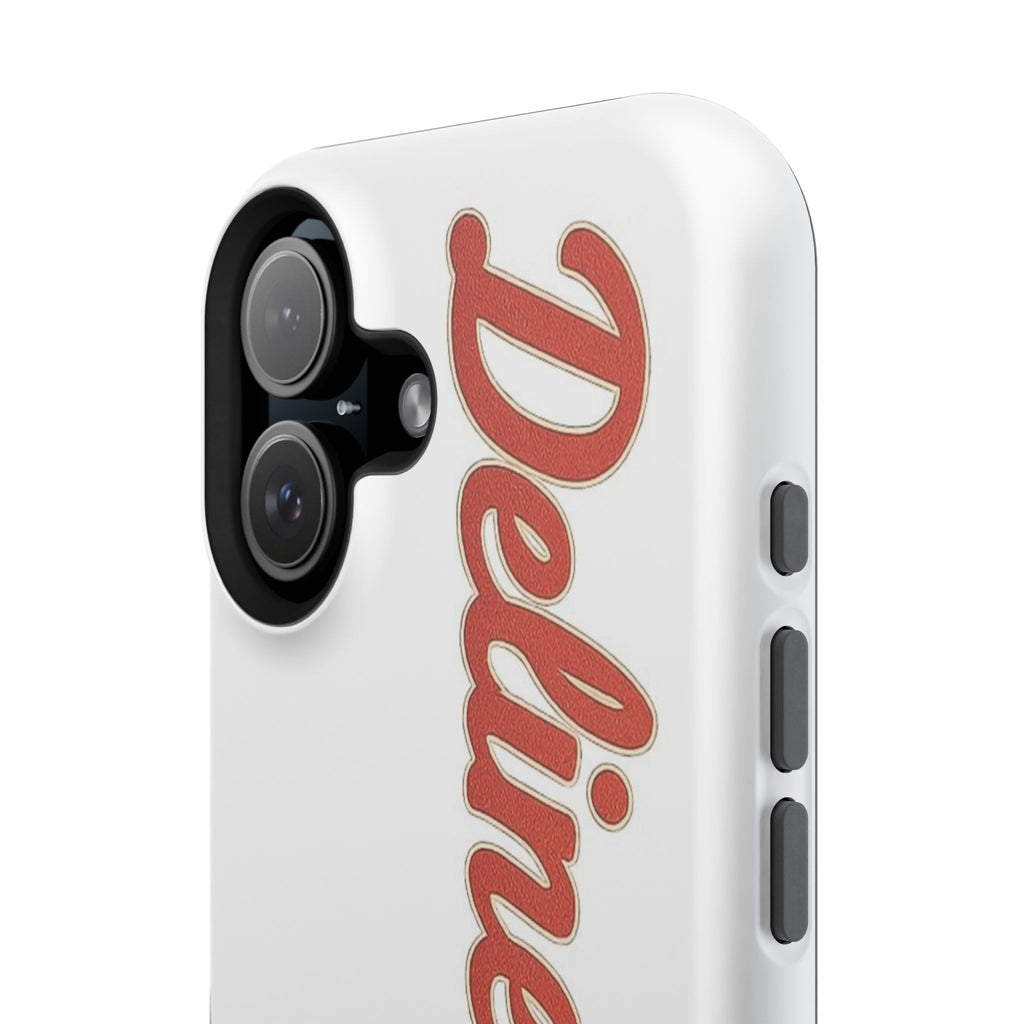 Delineation Script Phone Case — Impact‑Resistant Protective Cover