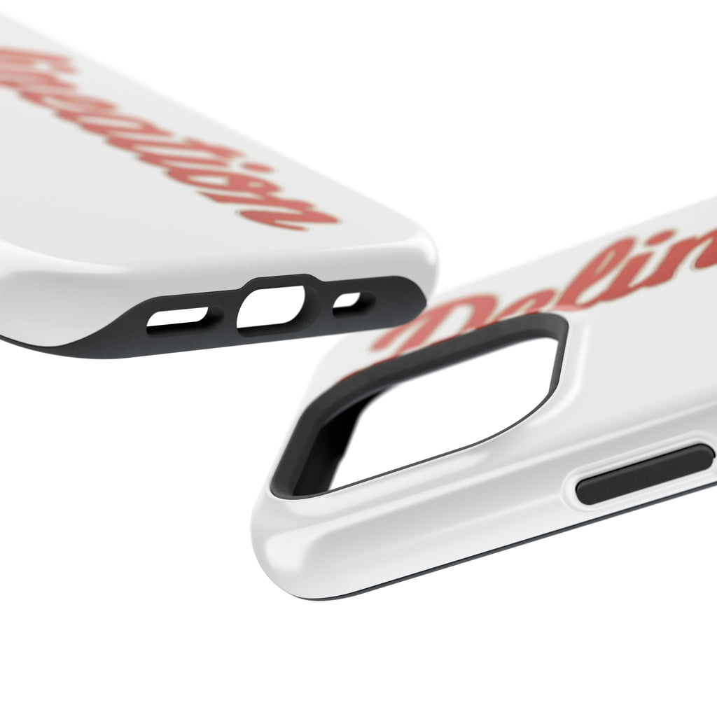 Delineation Script Phone Case — Impact‑Resistant Protective Cover