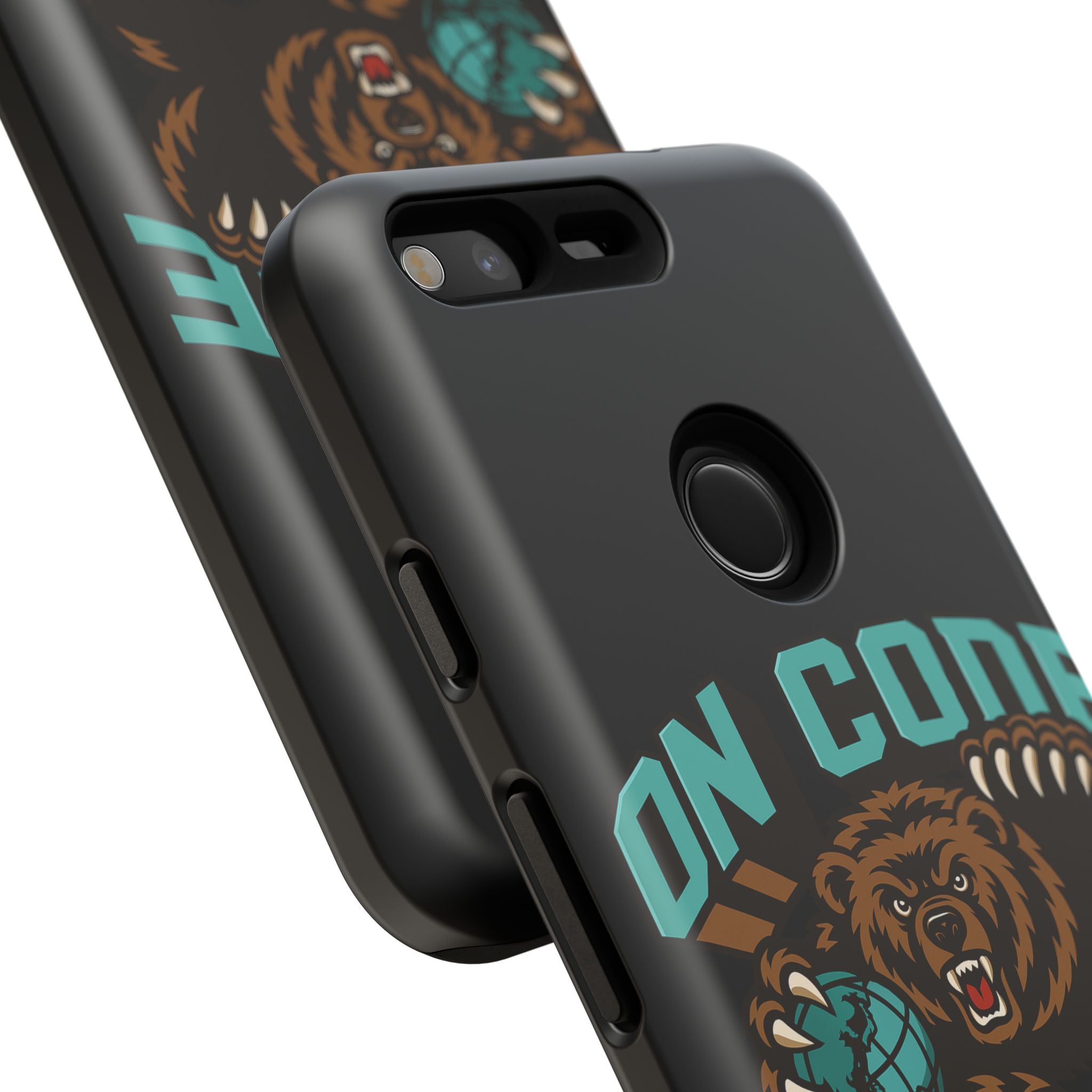 Bear Basketball Tough Phone Case — 'On Core' Protective iPhone Cover