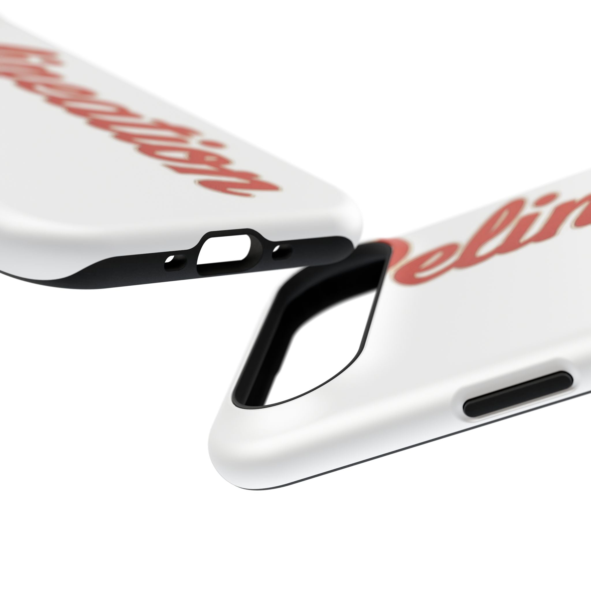 Delineation Script Phone Case — Impact‑Resistant Protective Cover