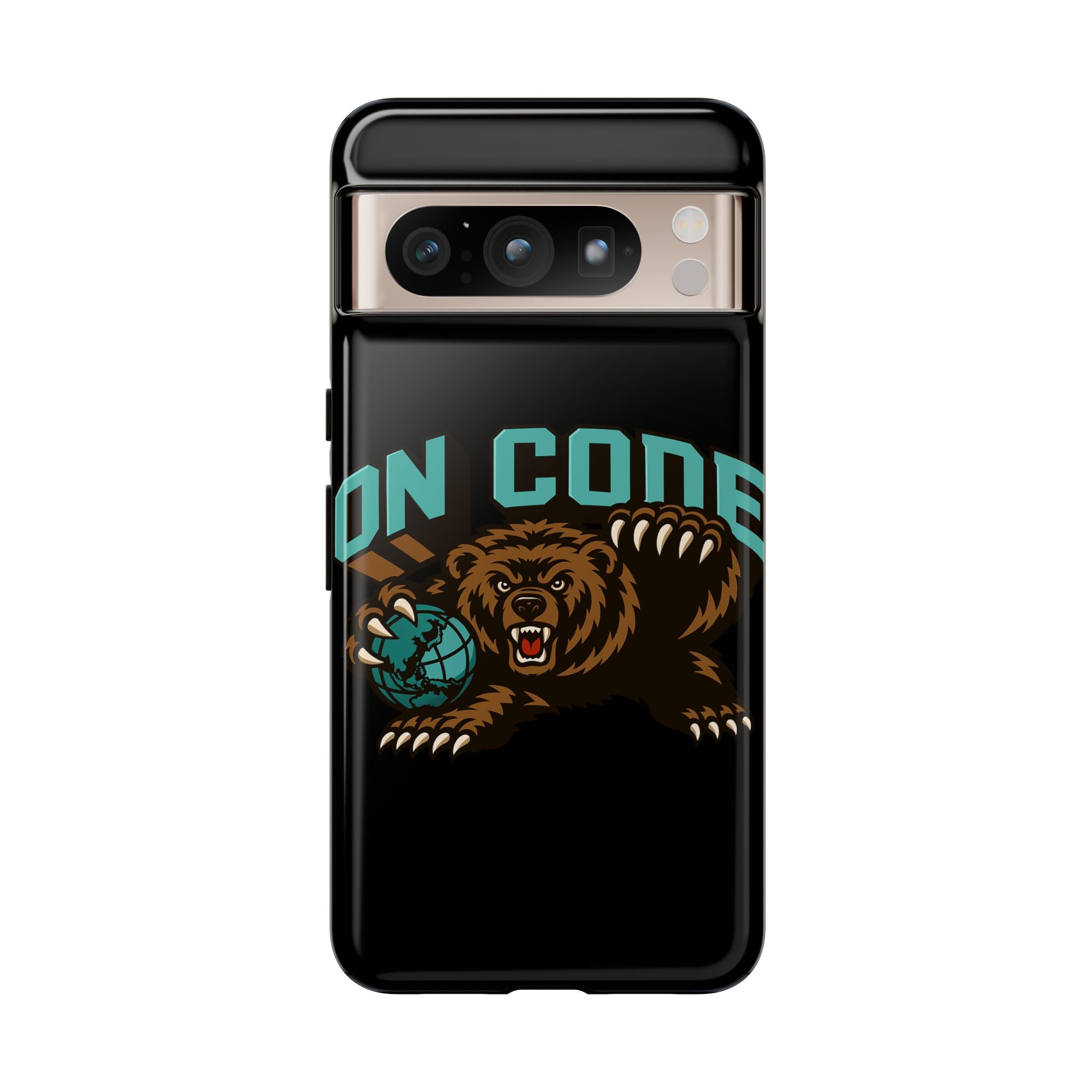 Bear Basketball Tough Phone Case — 'On Core' Protective iPhone Cover