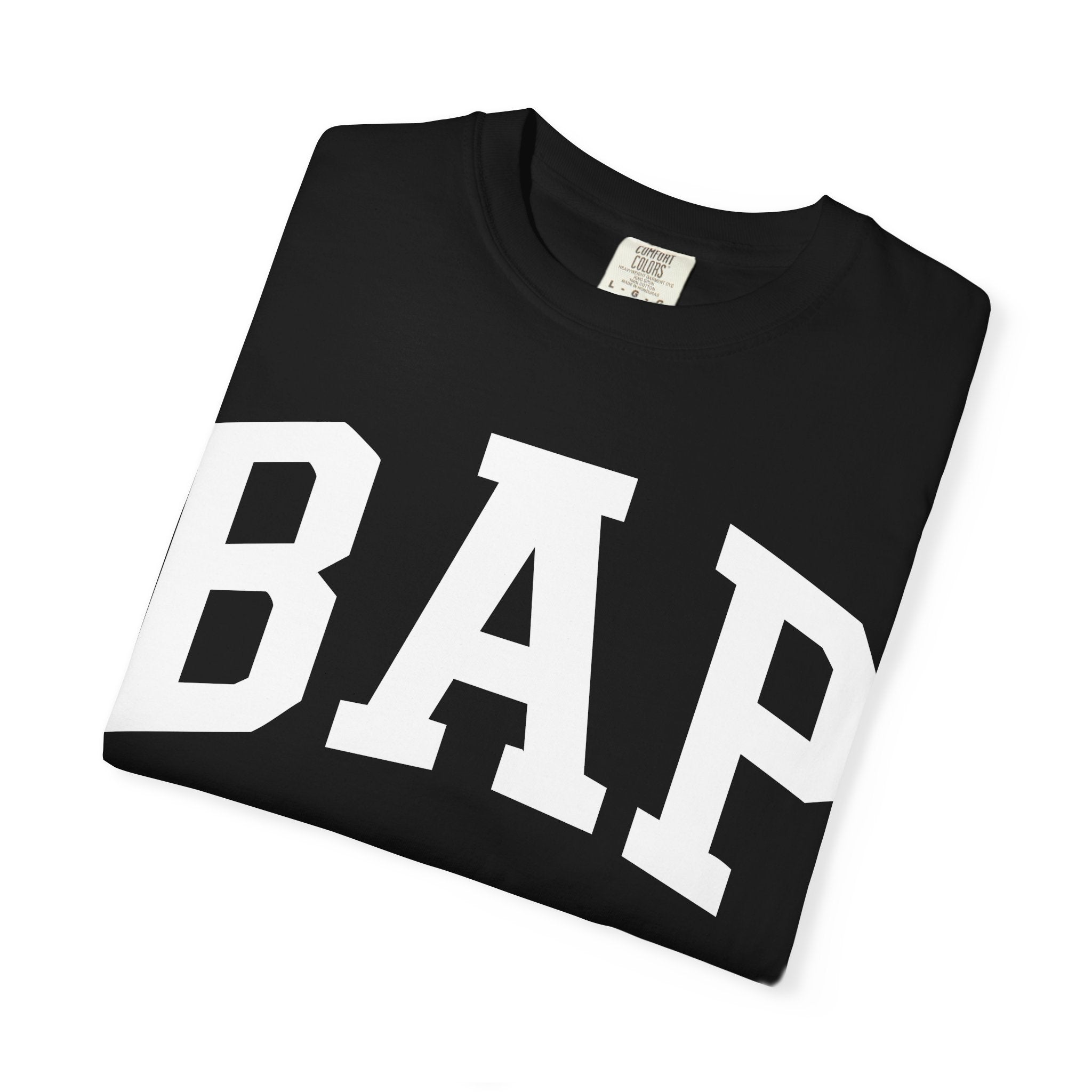 BAP Collegiate Graphic T-Shirt — Vintage Stadium Lettering Tee