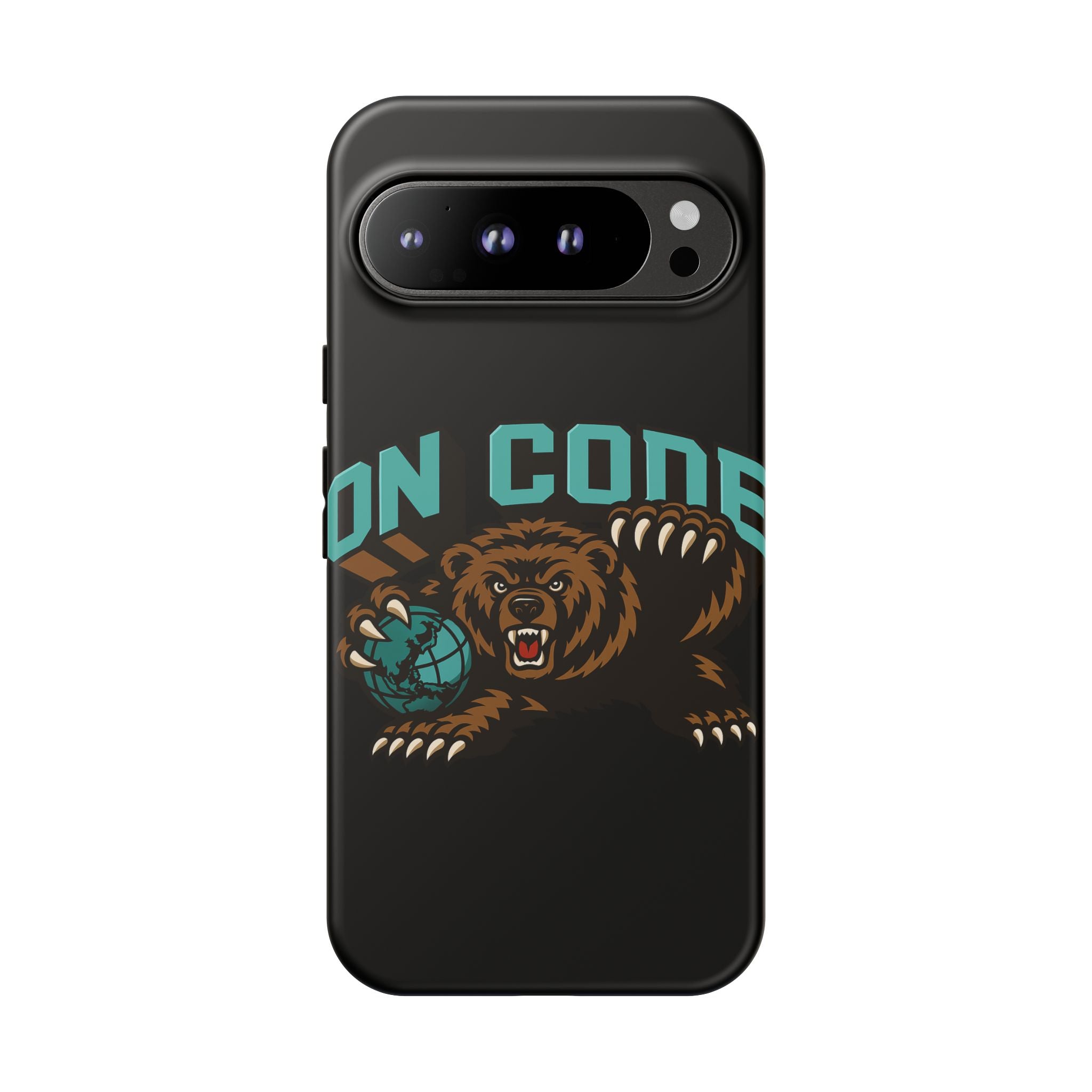 Bear Basketball Tough Phone Case — 'On Core' Protective iPhone Cover