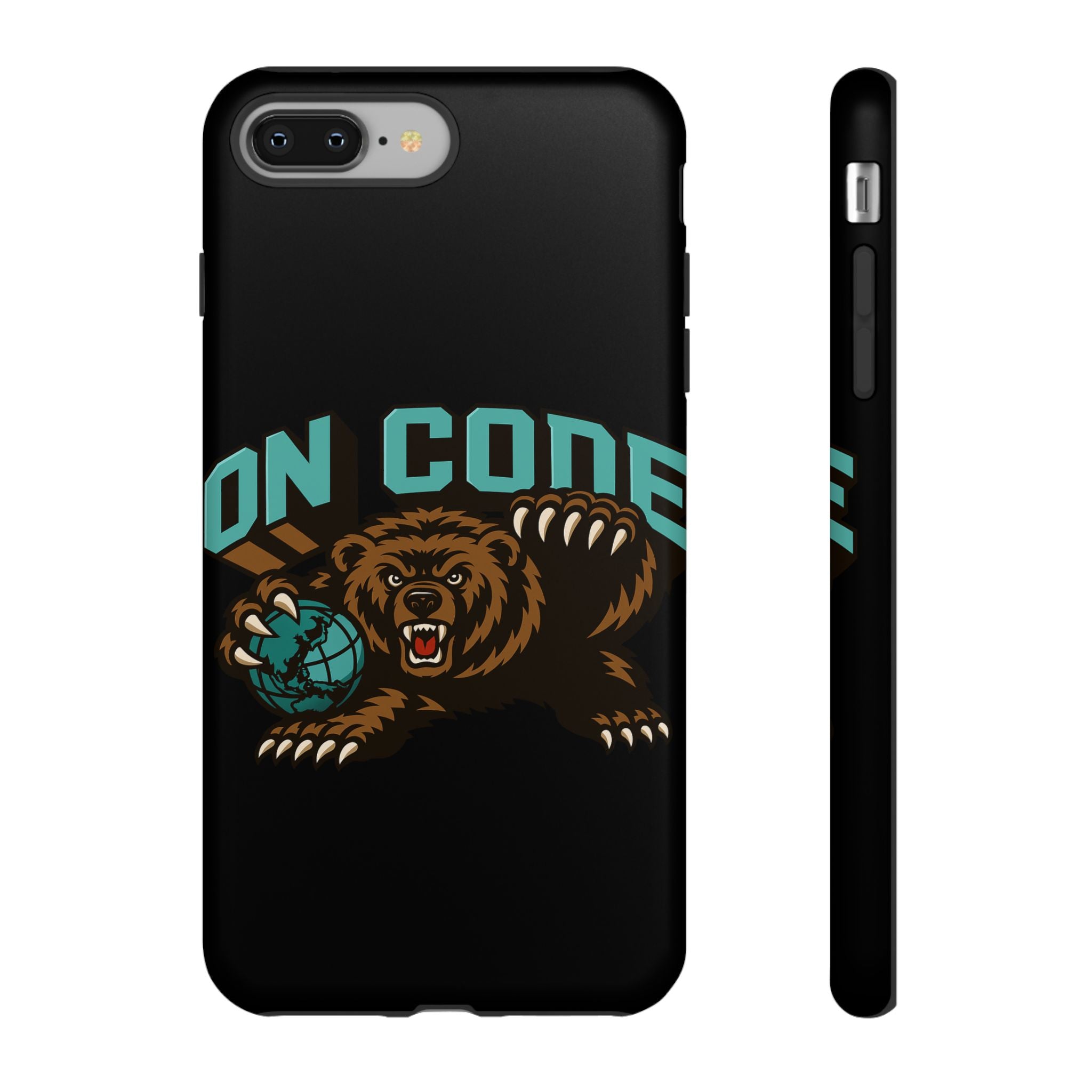 Bear Basketball Tough Phone Case — 'On Core' Protective iPhone Cover