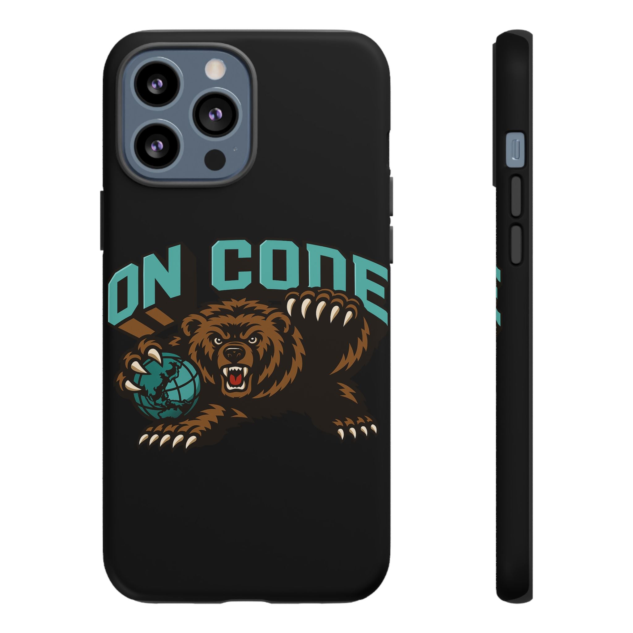 Bear Basketball Tough Phone Case — 'On Core' Protective iPhone Cover