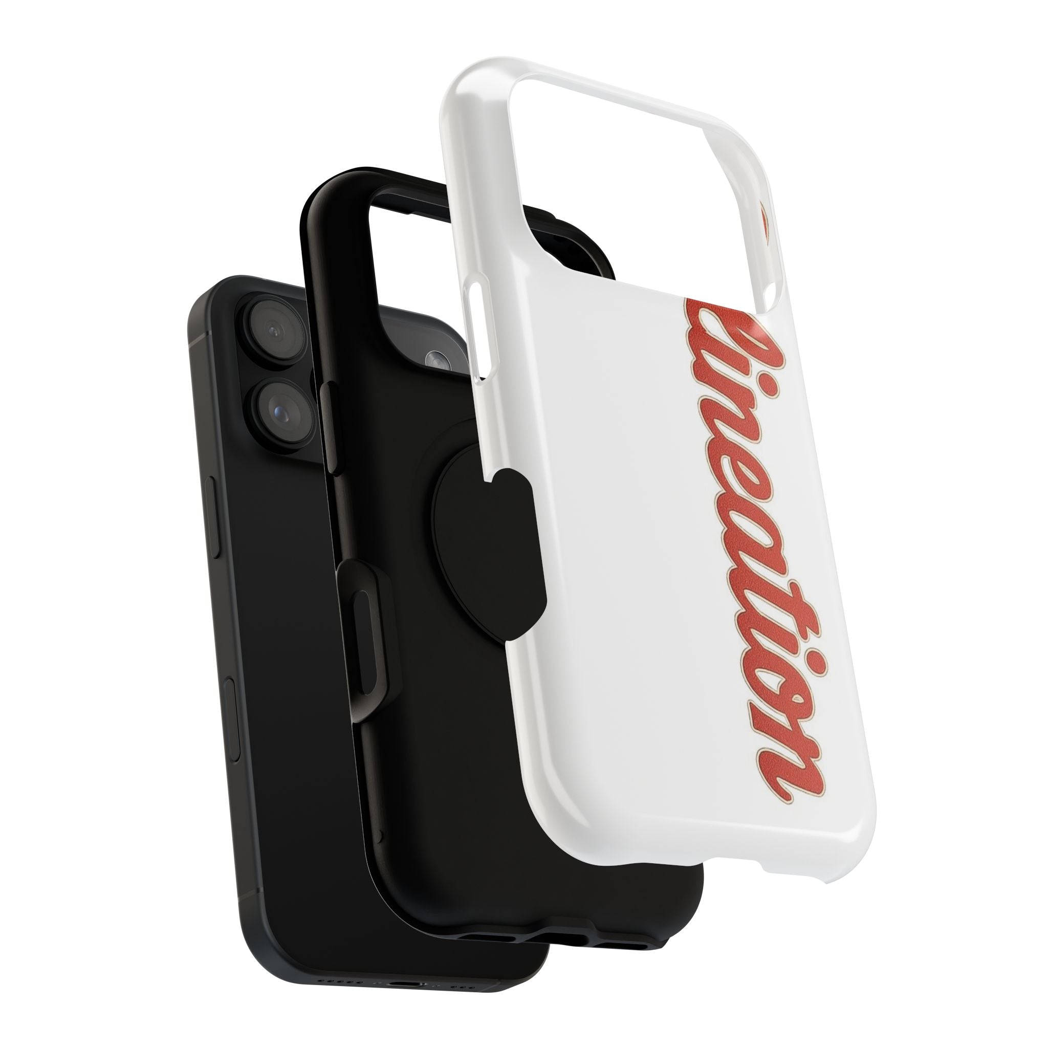 Delineation Script Phone Case — Impact‑Resistant Protective Cover