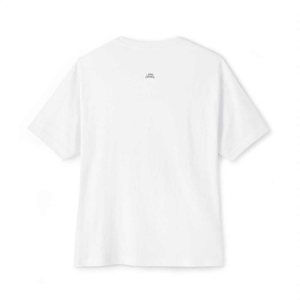 Land Owner Oversized Tee — Casual Farmer Rancher Graphic T-Shirt