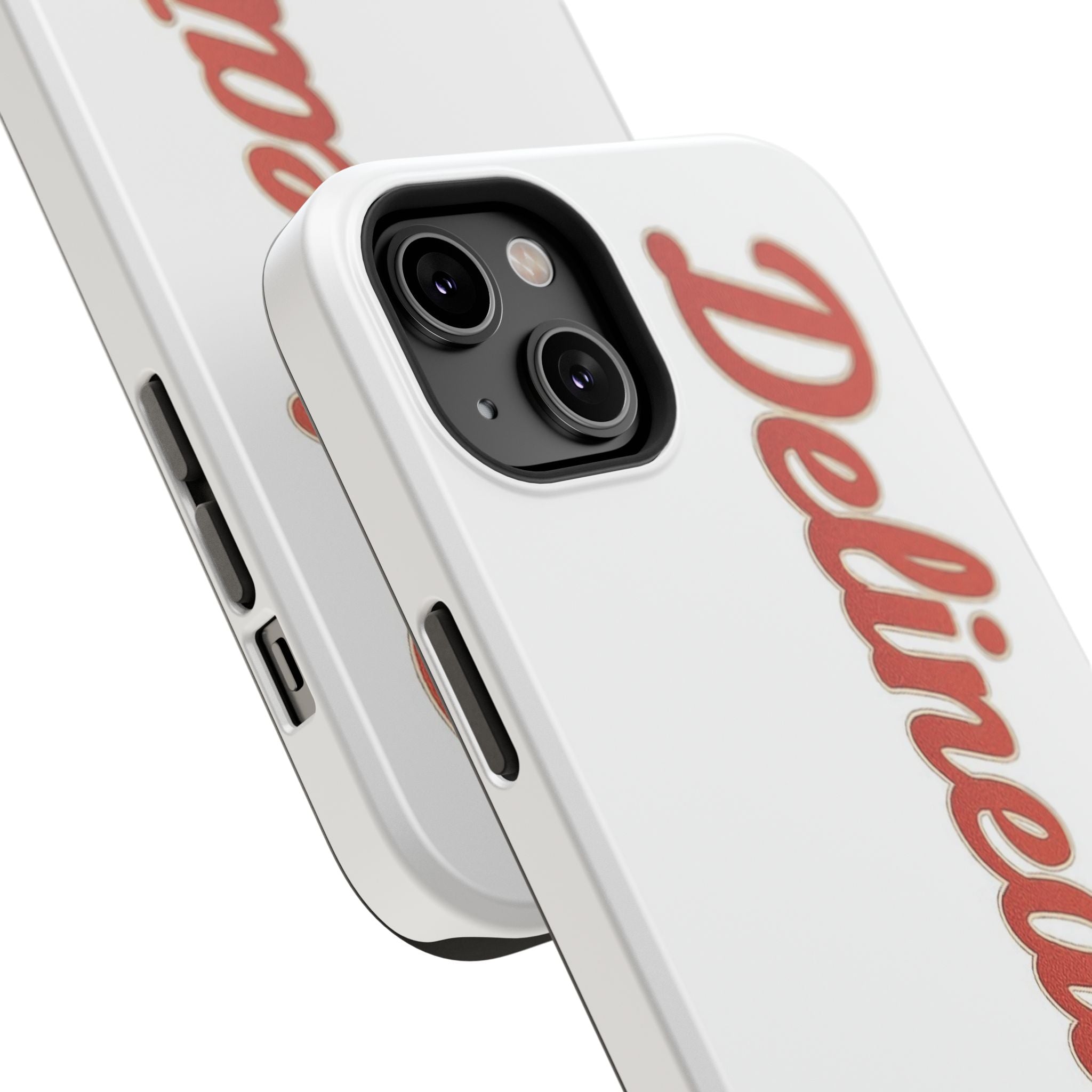 Delineation Script Phone Case — Impact‑Resistant Protective Cover