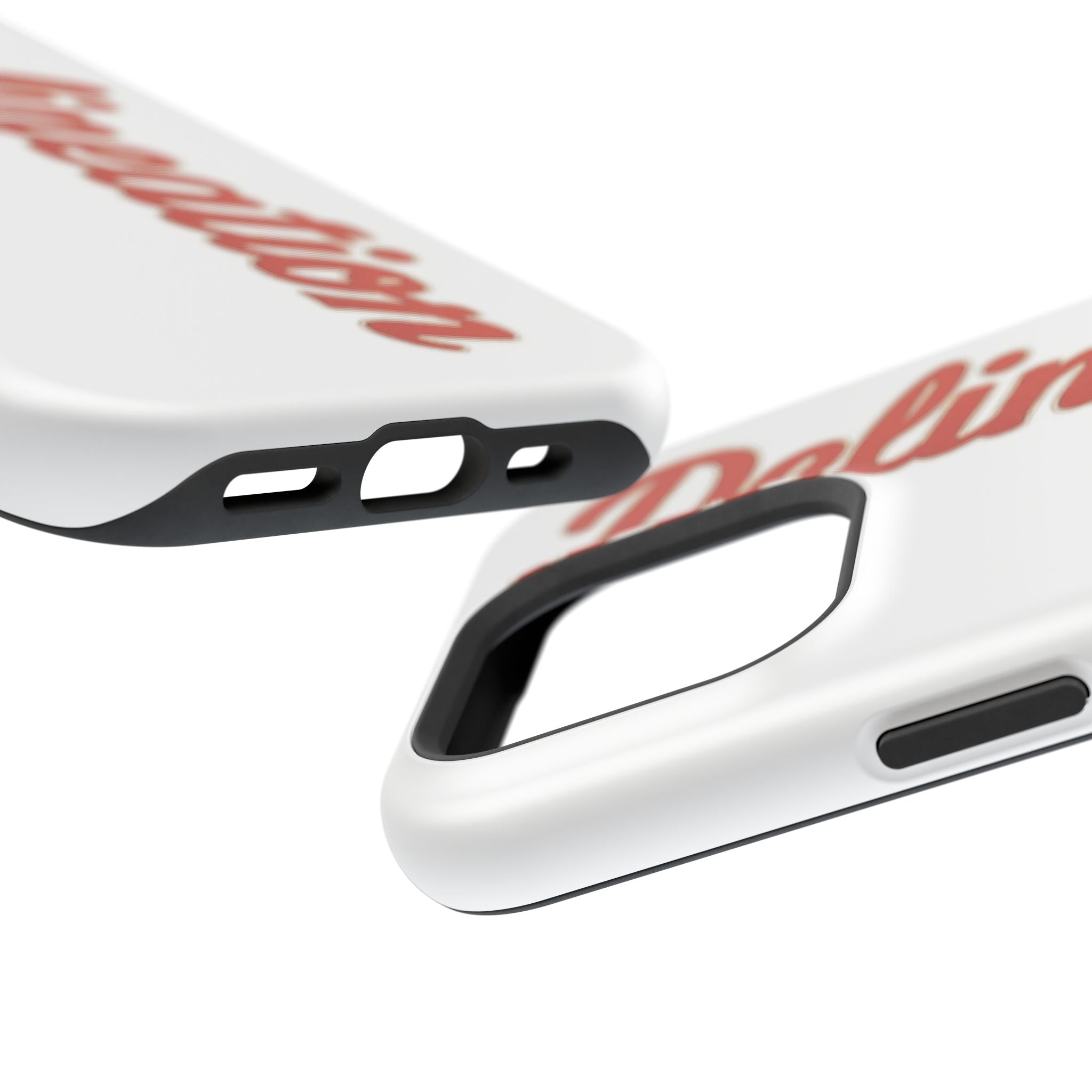 Delineation Script Phone Case — Impact‑Resistant Protective Cover
