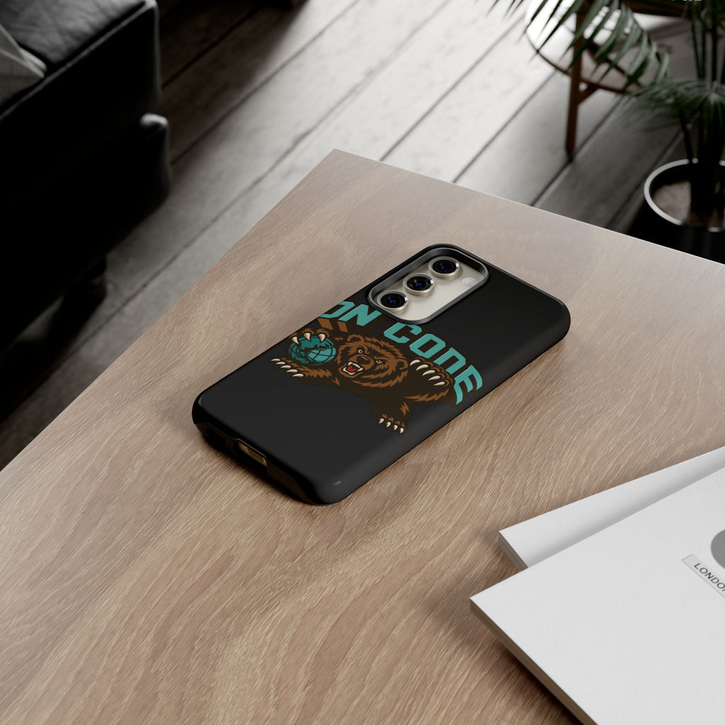 Bear Basketball Tough Phone Case — 'On Core' Protective iPhone Cover