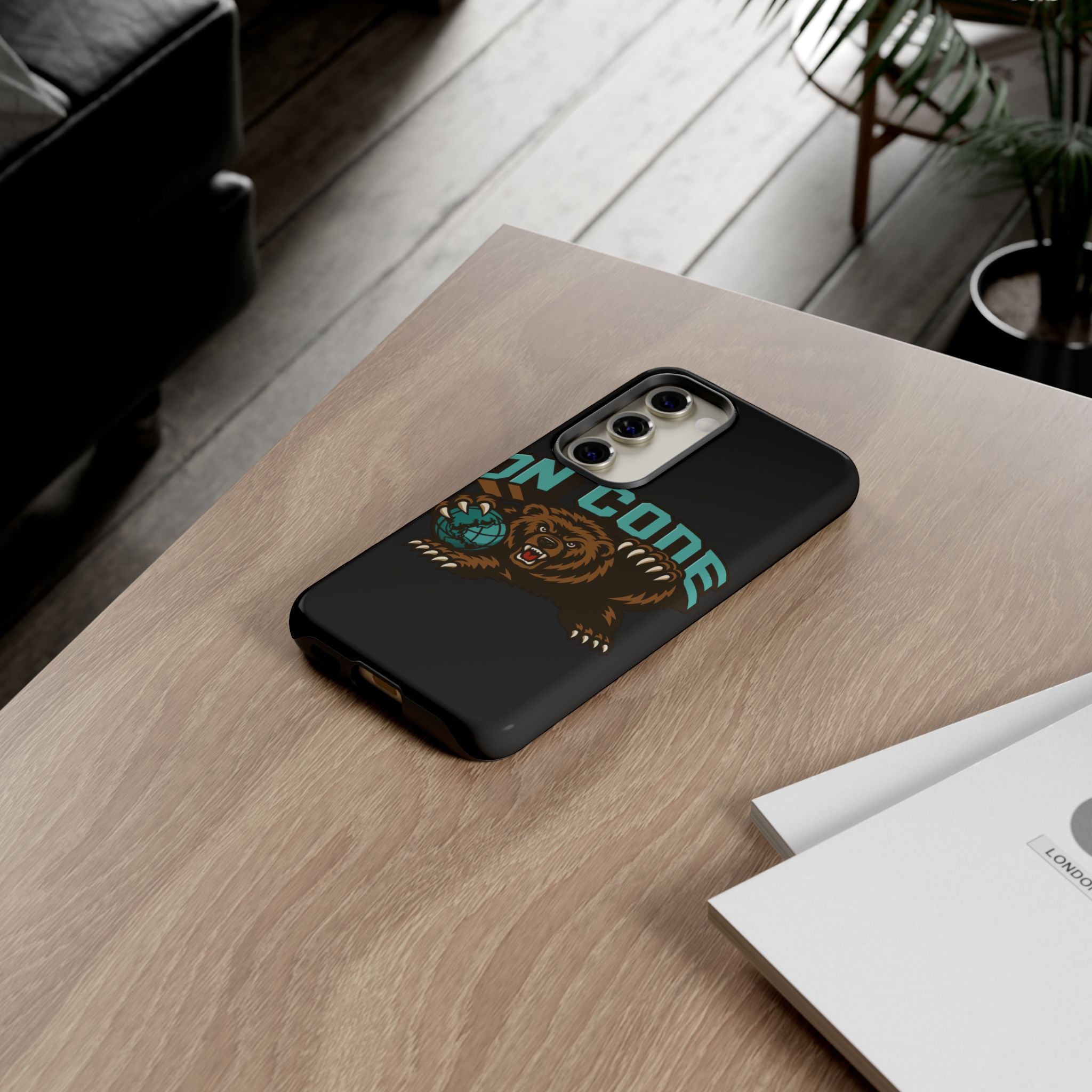 Bear Basketball Tough Phone Case — 'On Core' Protective iPhone Cover