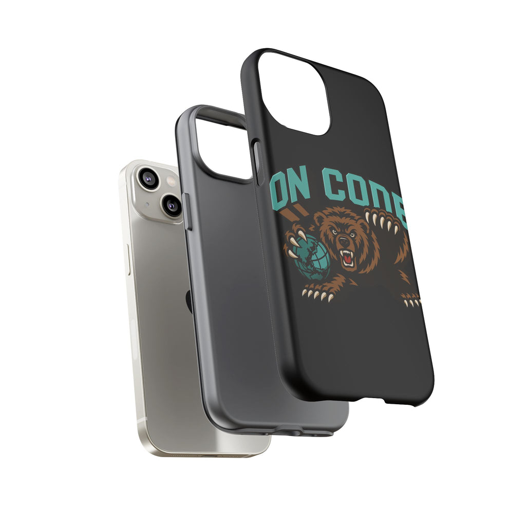 Bear Basketball Tough Phone Case — 'On Core' Protective iPhone Cover
