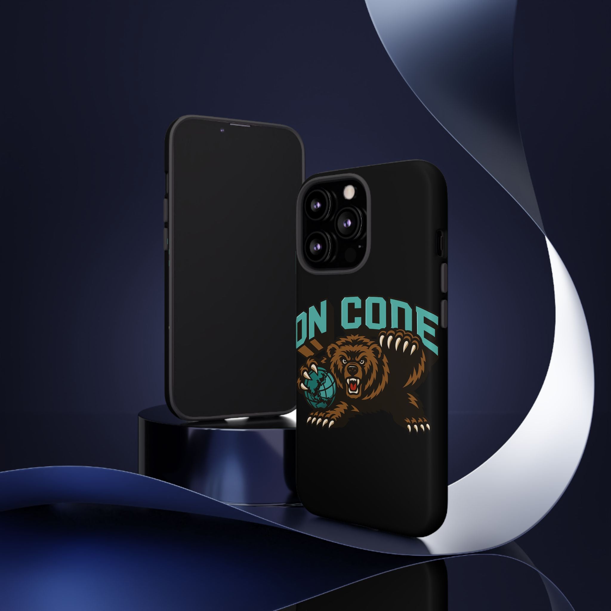 Bear Basketball Tough Phone Case — 'On Core' Protective iPhone Cover