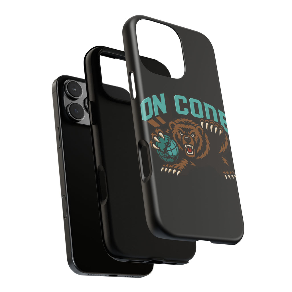 Bear Basketball Tough Phone Case — 'On Core' Protective iPhone Cover