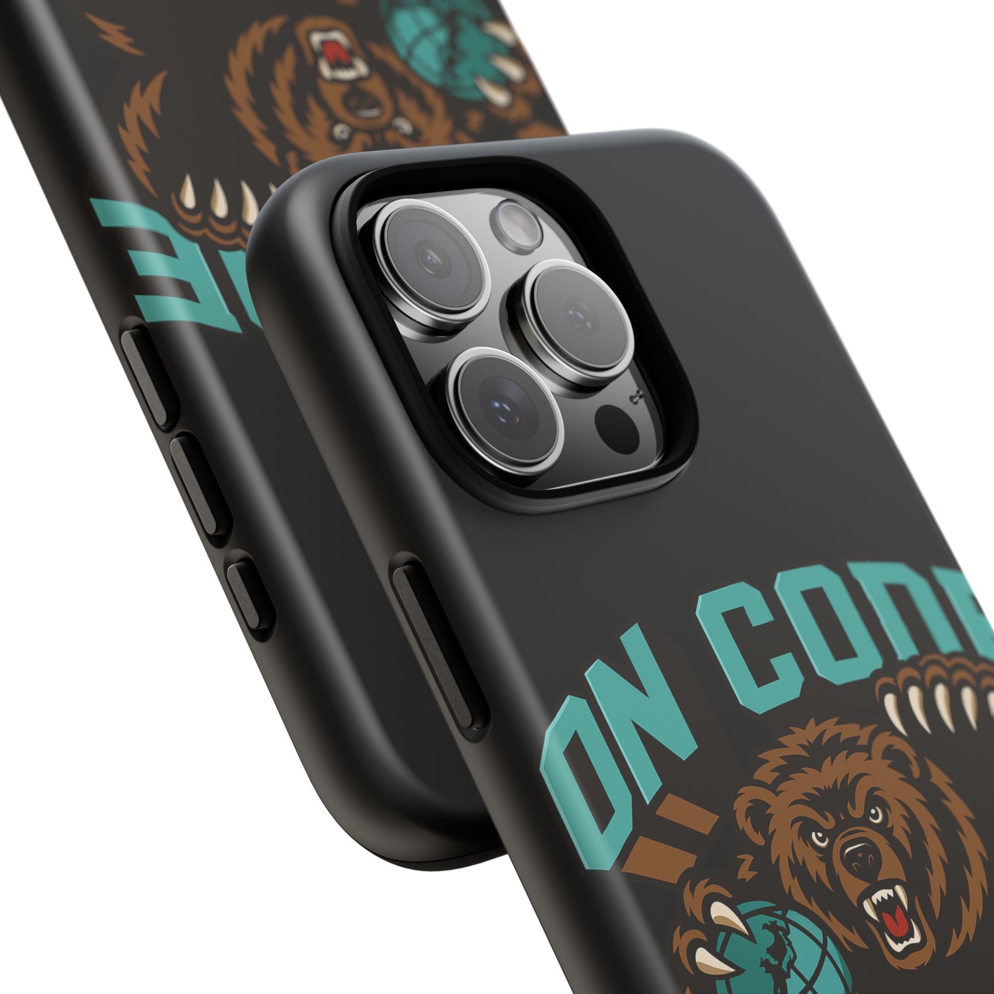 Bear Basketball Tough Phone Case — 'On Core' Protective iPhone Cover