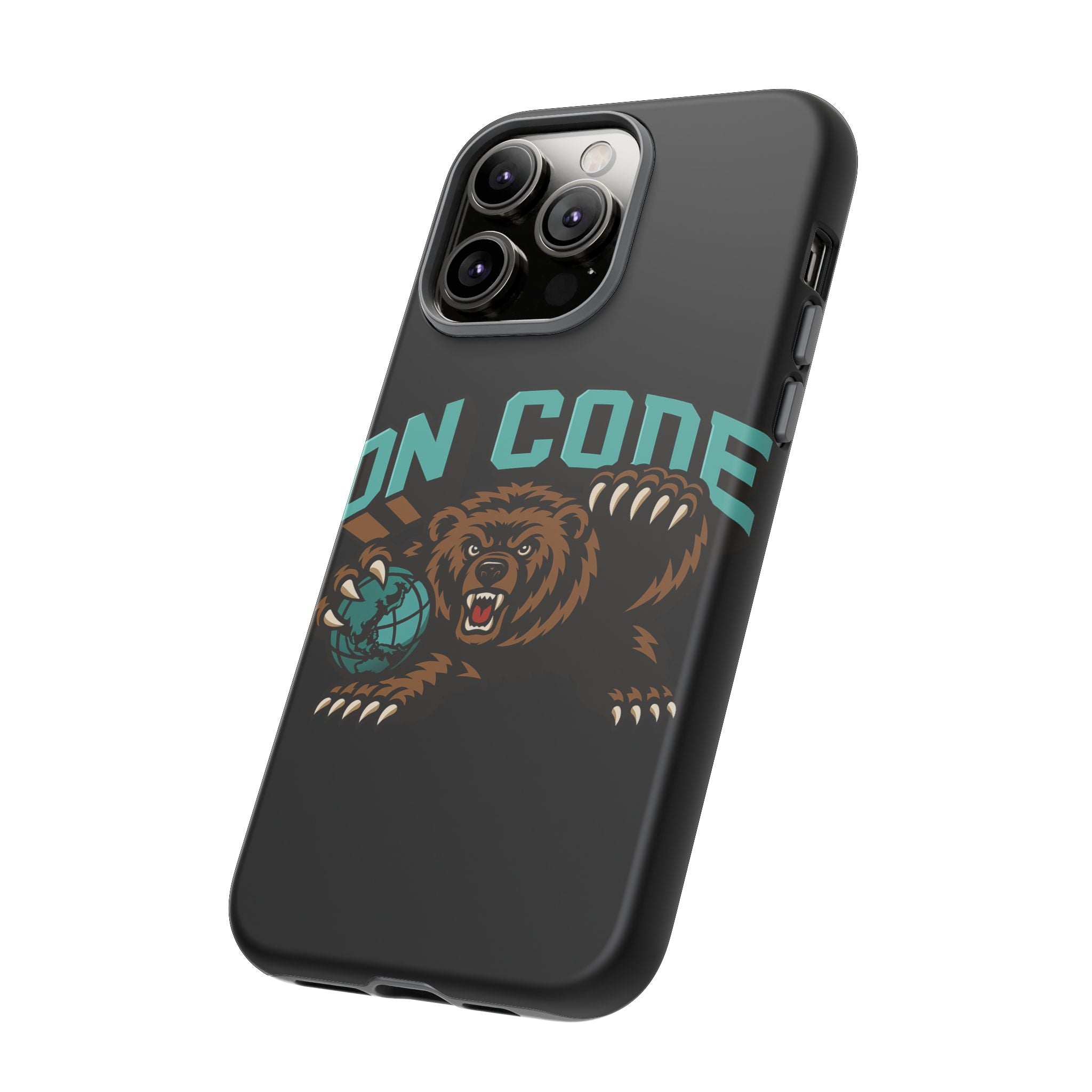 Bear Basketball Tough Phone Case — 'On Core' Protective iPhone Cover