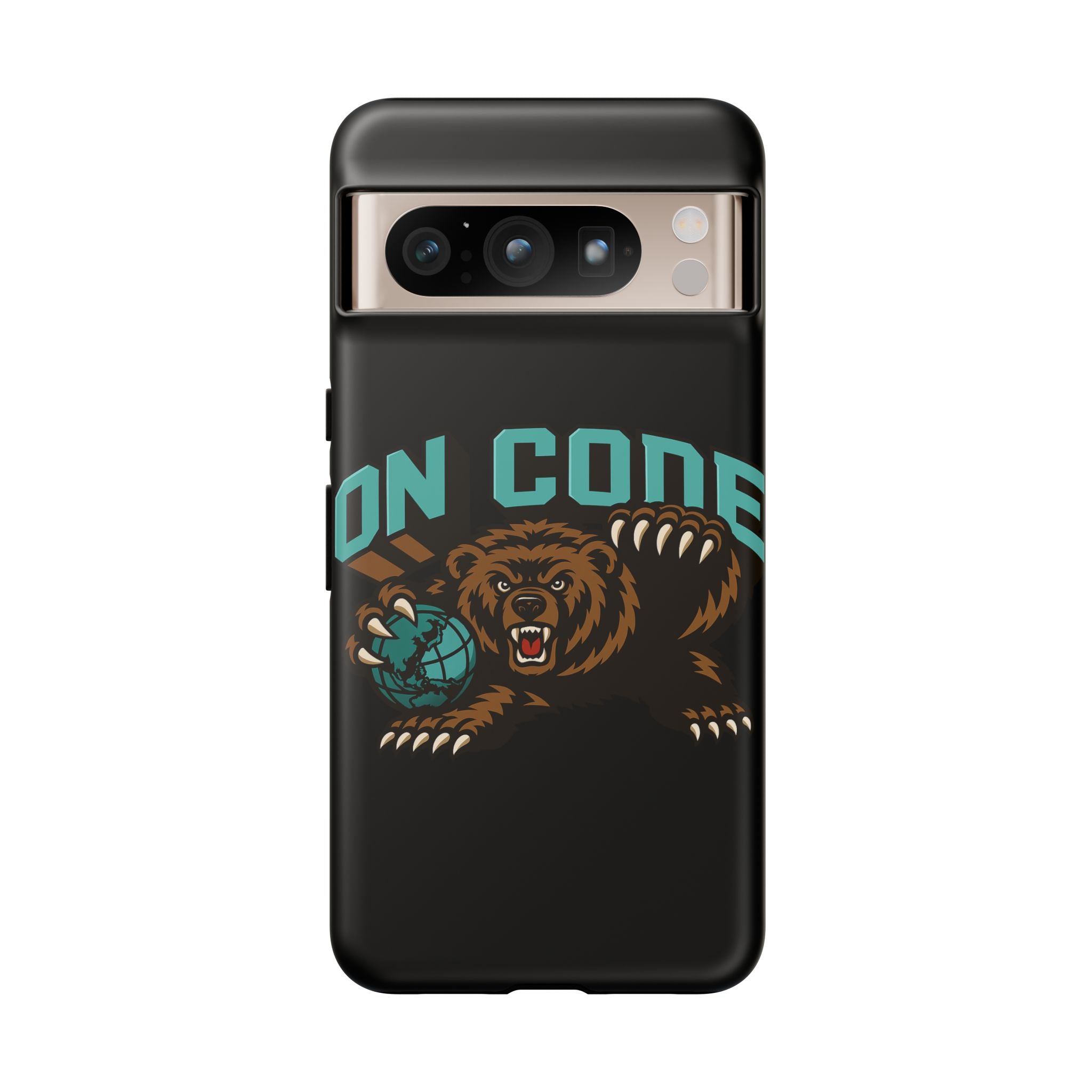 Bear Basketball Tough Phone Case — 'On Core' Protective iPhone Cover