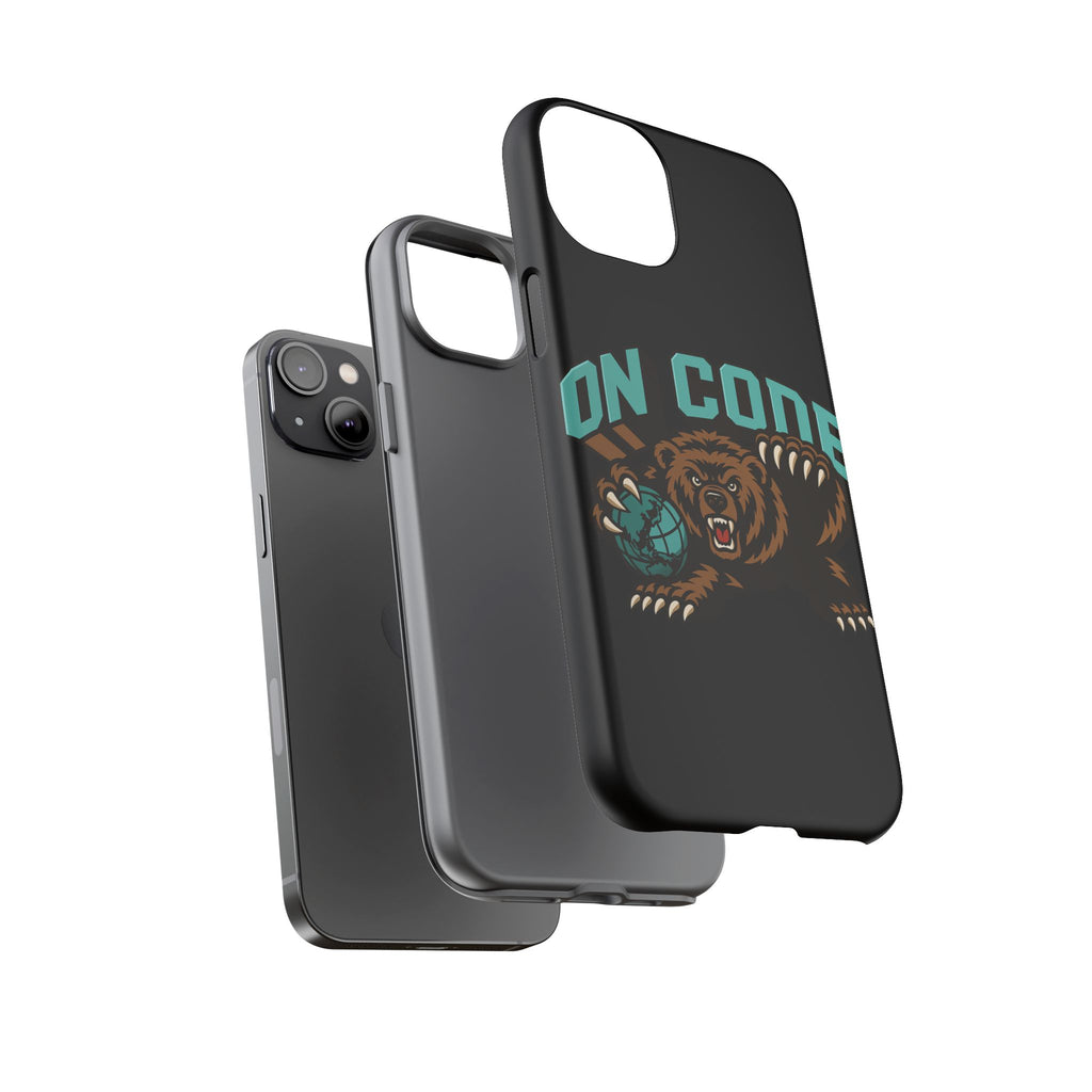 Bear Basketball Tough Phone Case — 'On Core' Protective iPhone Cover