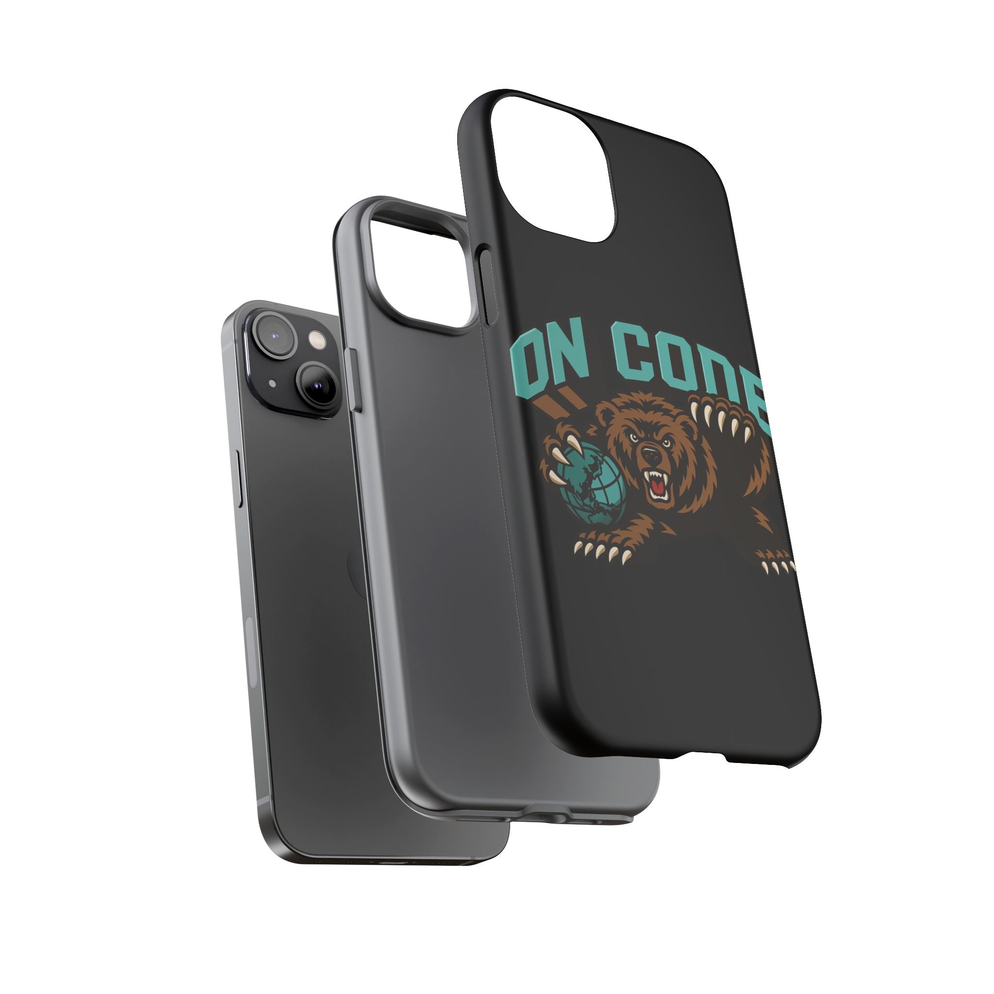 Bear Basketball Tough Phone Case — 'On Core' Protective iPhone Cover