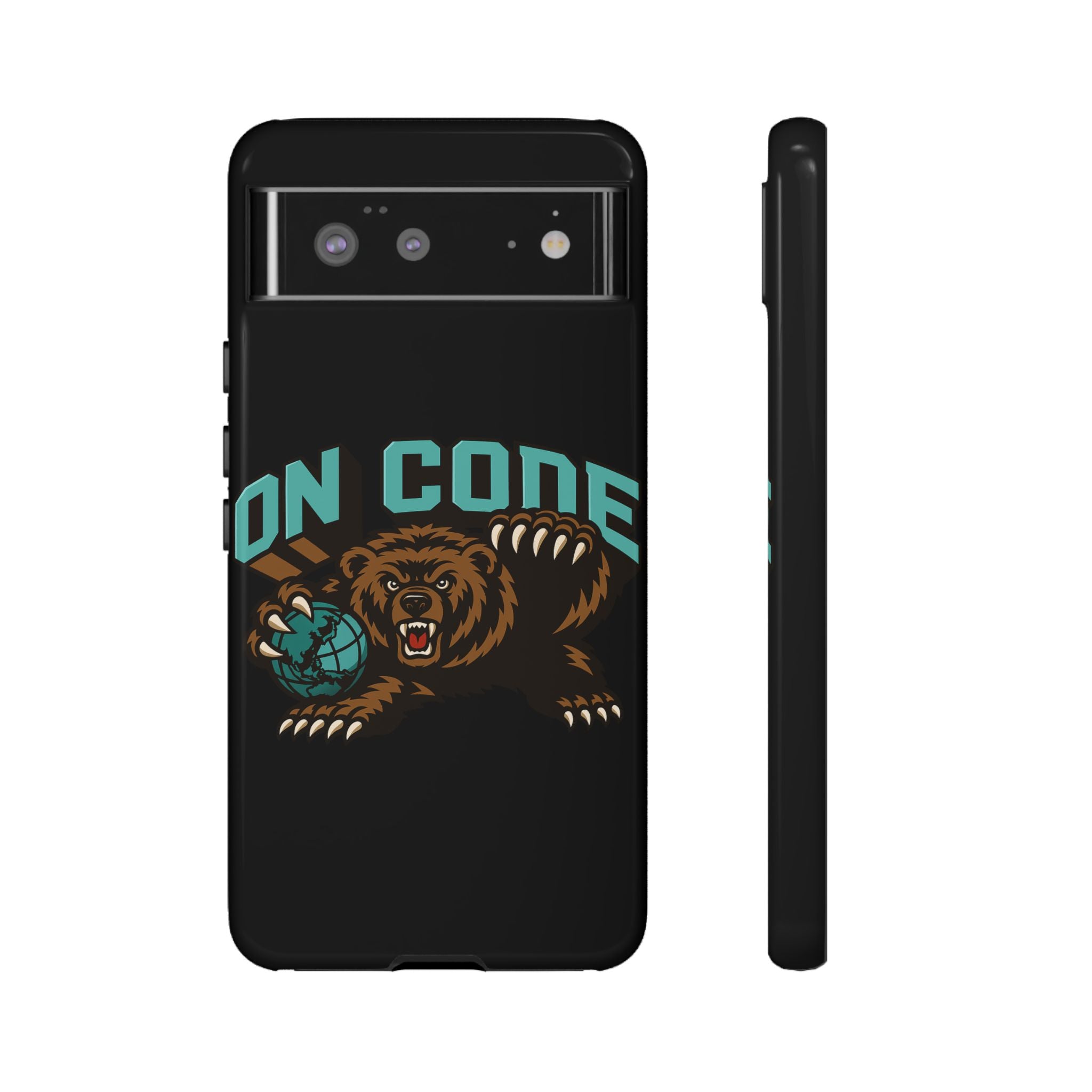 Bear Basketball Tough Phone Case — 'On Core' Protective iPhone Cover