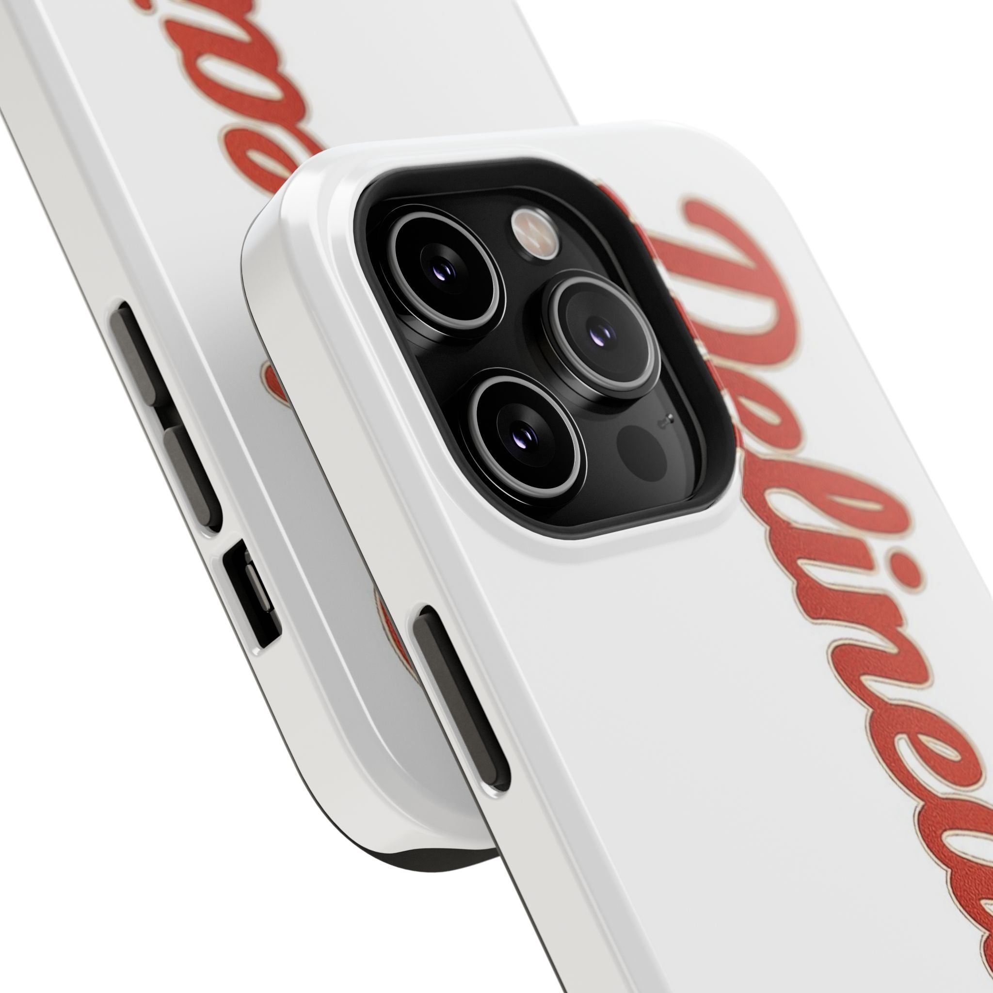 Delineation Script Phone Case — Impact‑Resistant Protective Cover