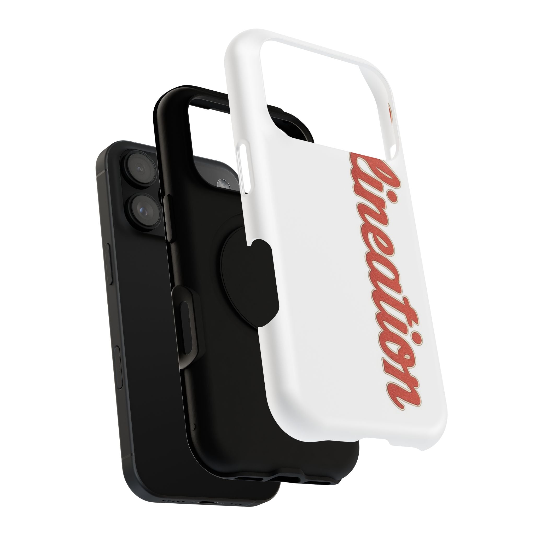 Delineation Script Phone Case — Impact‑Resistant Protective Cover