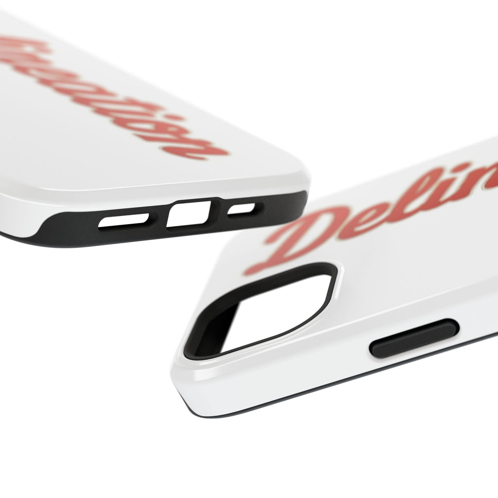 Delineation Script Phone Case — Impact‑Resistant Protective Cover