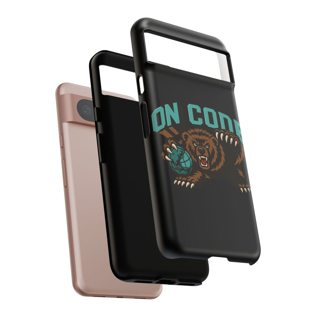 Bear Basketball Tough Phone Case — 'On Core' Protective iPhone Cover