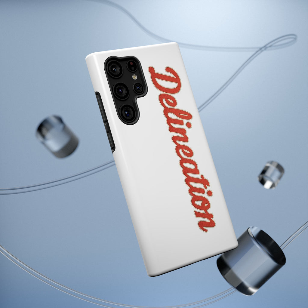 Delineation Script Phone Case — Impact‑Resistant Protective Cover