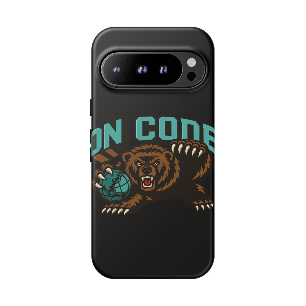 Bear Basketball Tough Phone Case — 'On Core' Protective iPhone Cover