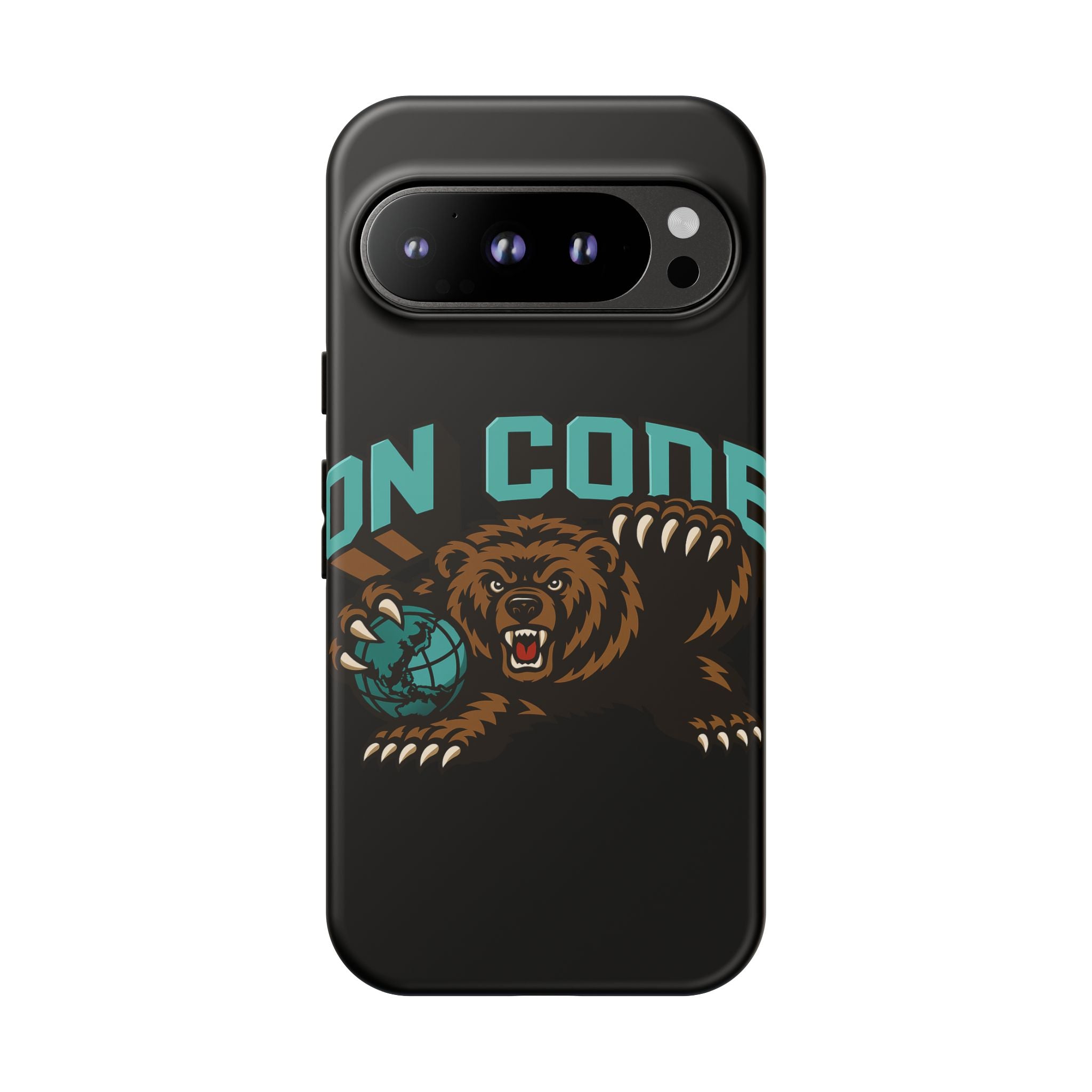 Bear Basketball Tough Phone Case — 'On Core' Protective iPhone Cover