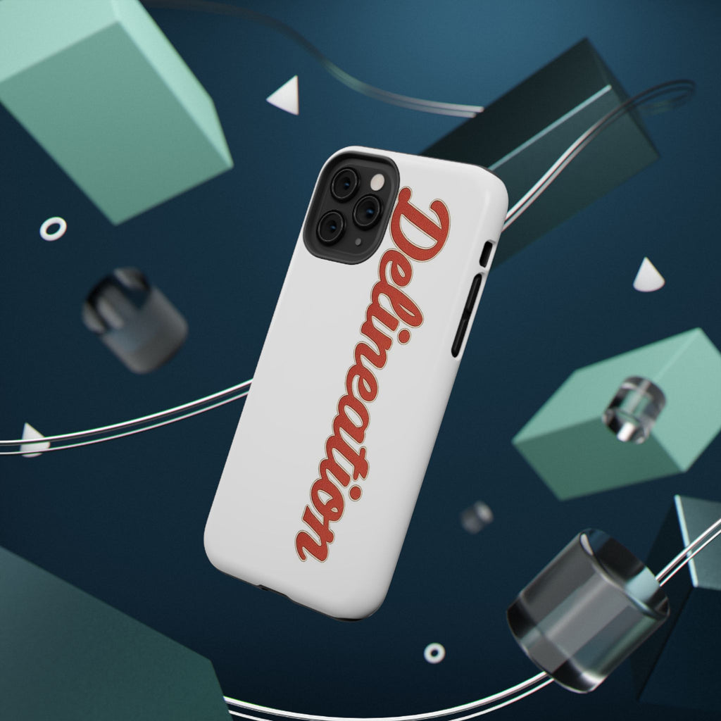Delineation Script Phone Case — Impact‑Resistant Protective Cover