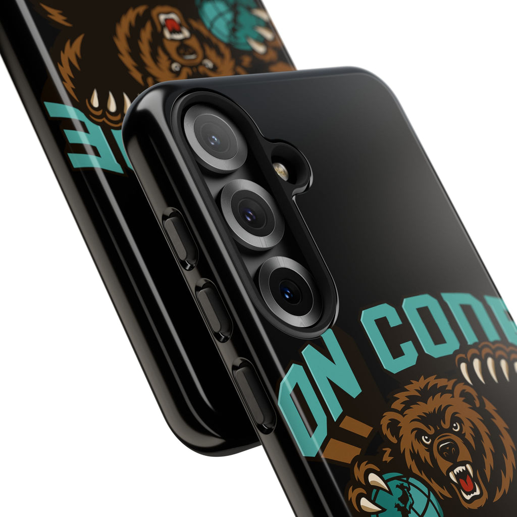 Bear Basketball Tough Phone Case — 'On Core' Protective iPhone Cover