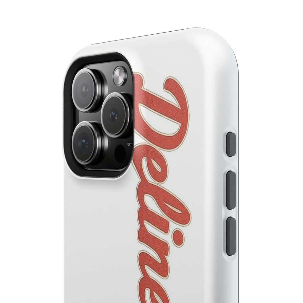 Delineation Script Phone Case — Impact‑Resistant Protective Cover