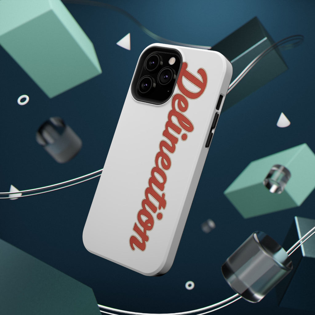 Delineation Script Phone Case — Impact‑Resistant Protective Cover