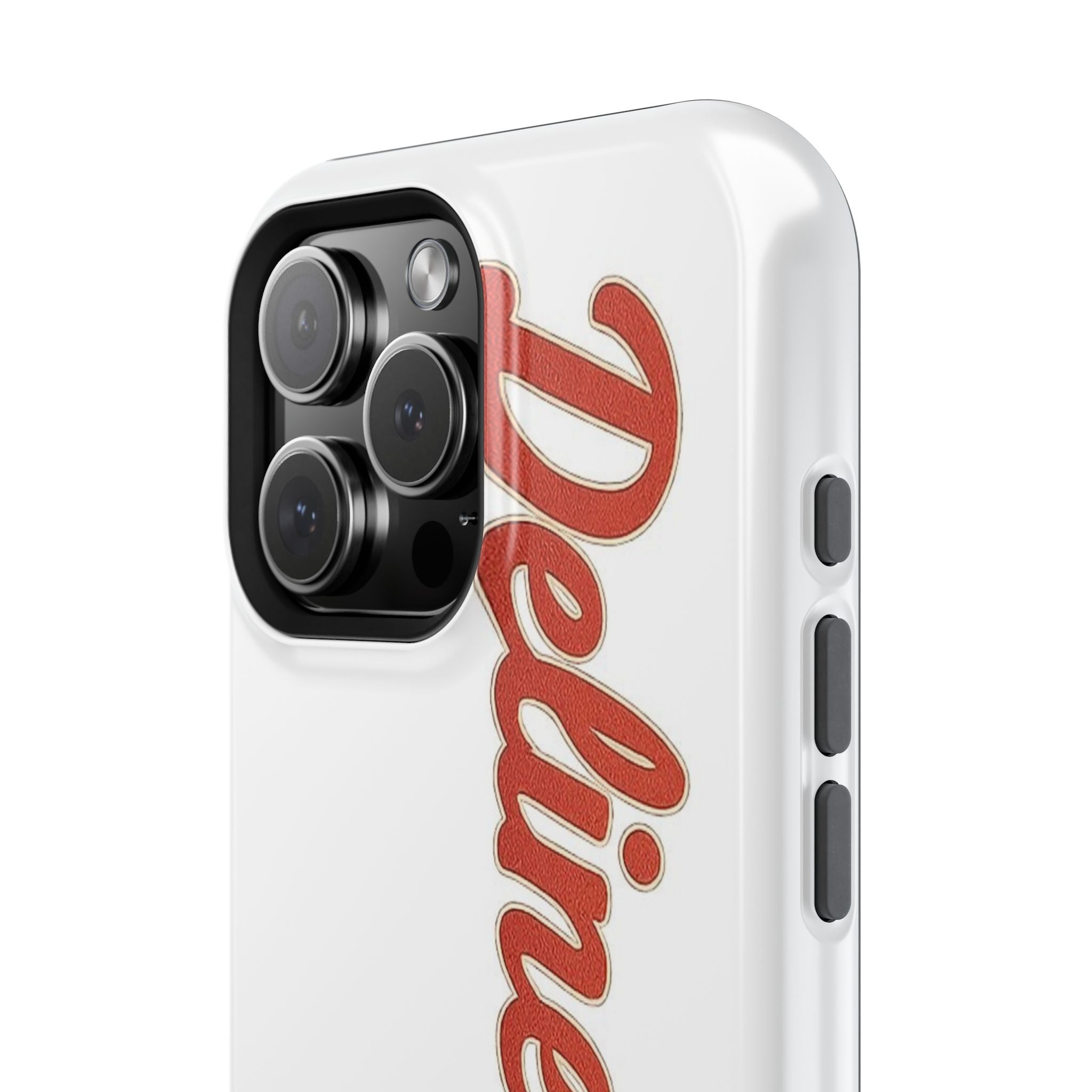Delineation Script Phone Case — Impact‑Resistant Protective Cover