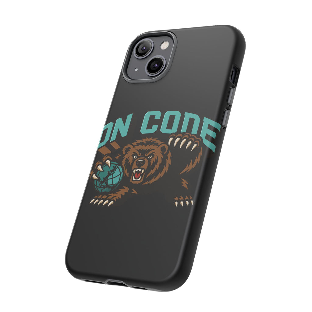 Bear Basketball Tough Phone Case — 'On Core' Protective iPhone Cover