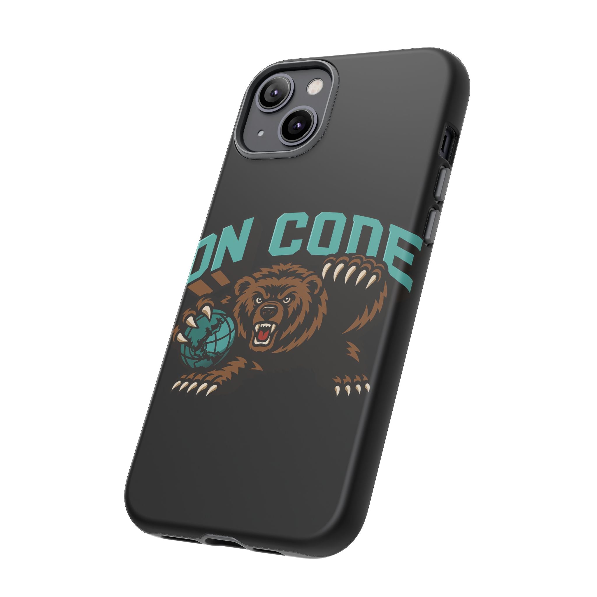 Bear Basketball Tough Phone Case — 'On Core' Protective iPhone Cover