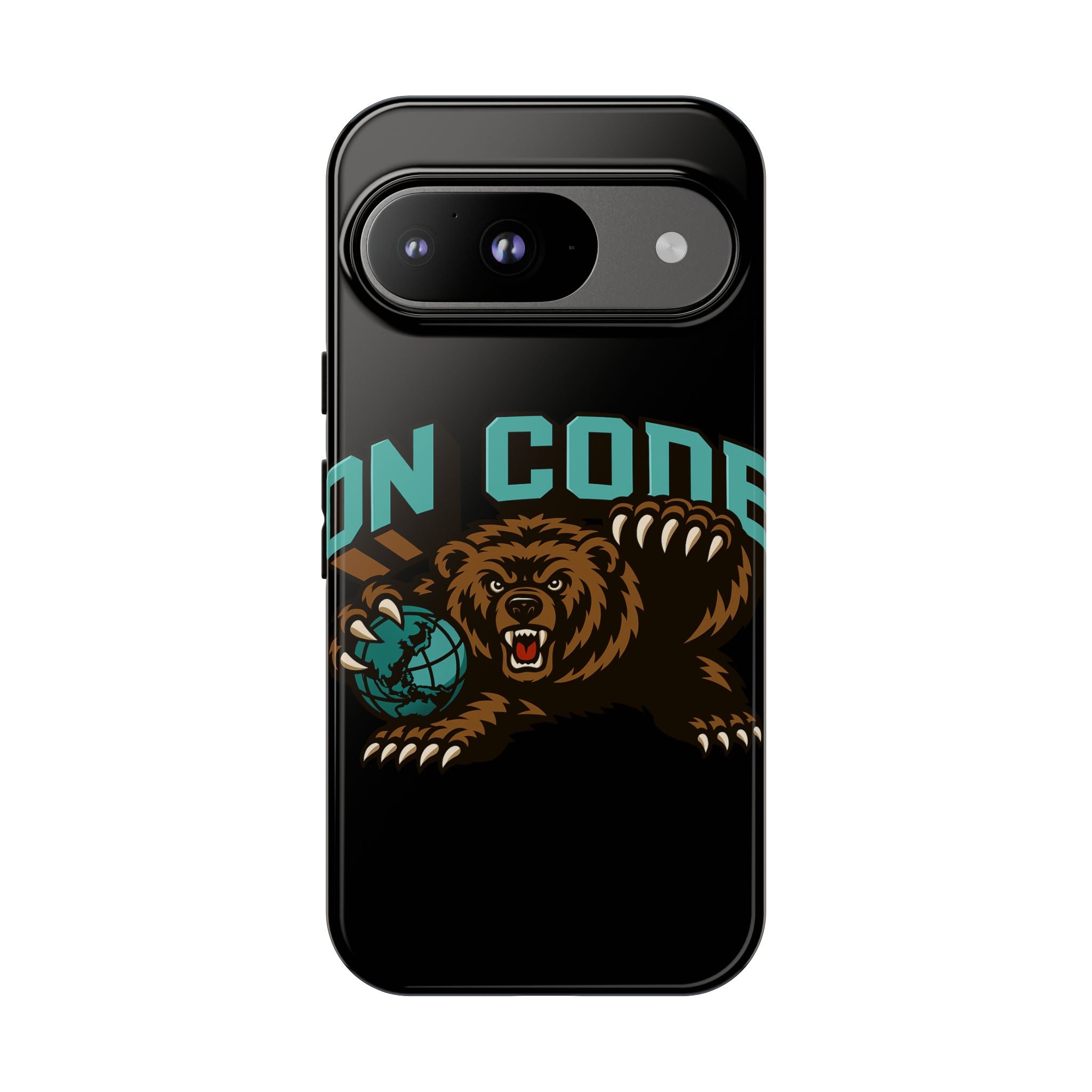 Bear Basketball Tough Phone Case — 'On Core' Protective iPhone Cover