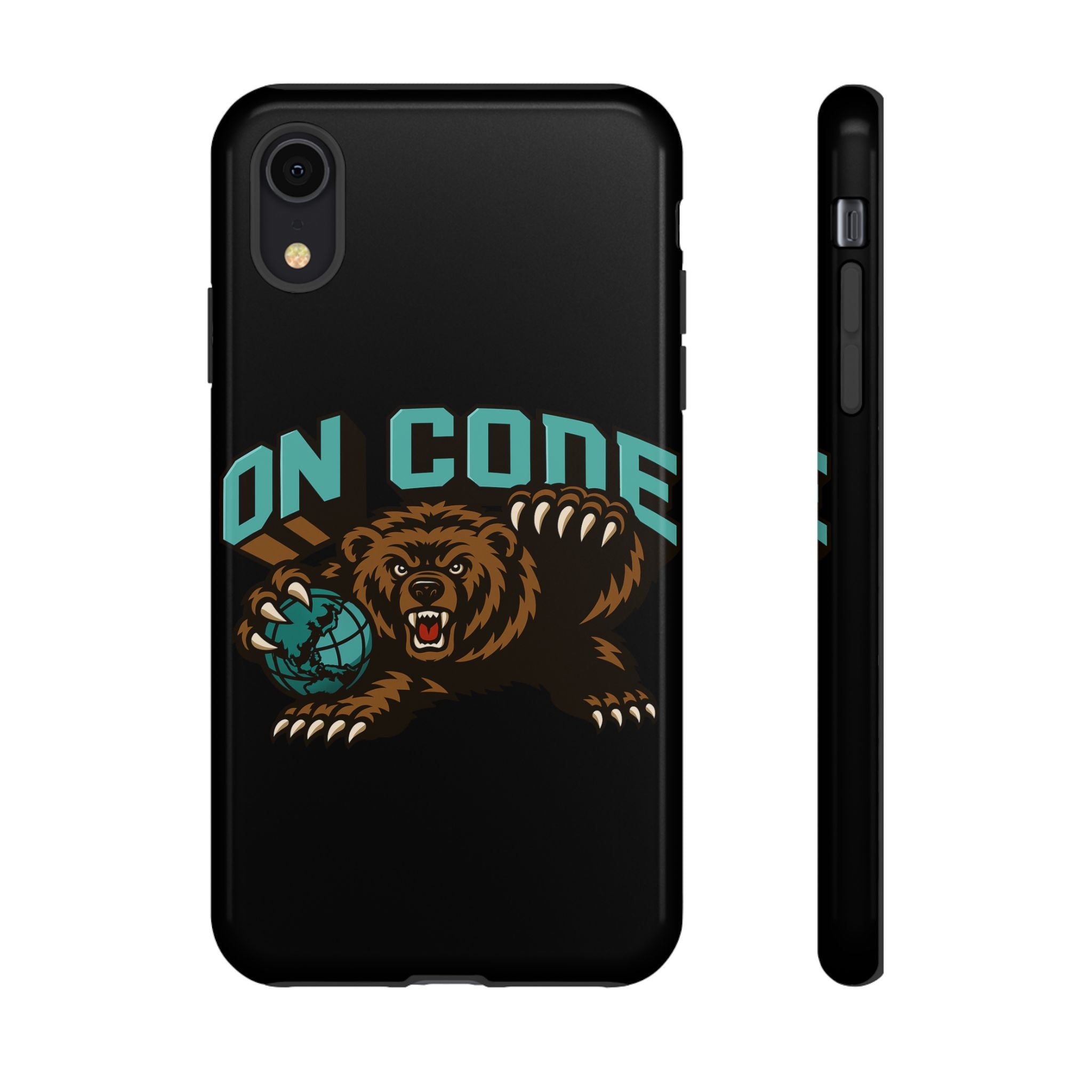 Bear Basketball Tough Phone Case — 'On Core' Protective iPhone Cover