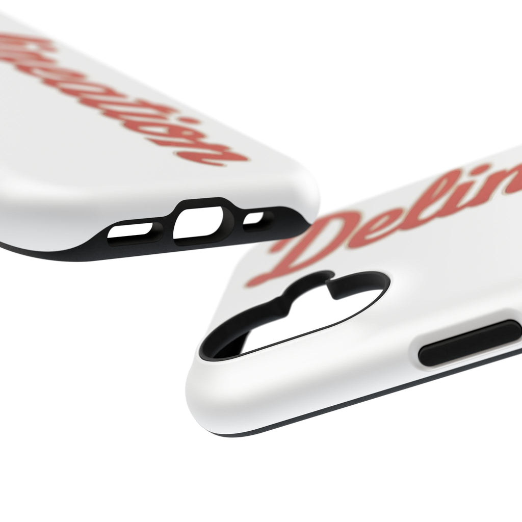Delineation Script Phone Case — Impact‑Resistant Protective Cover