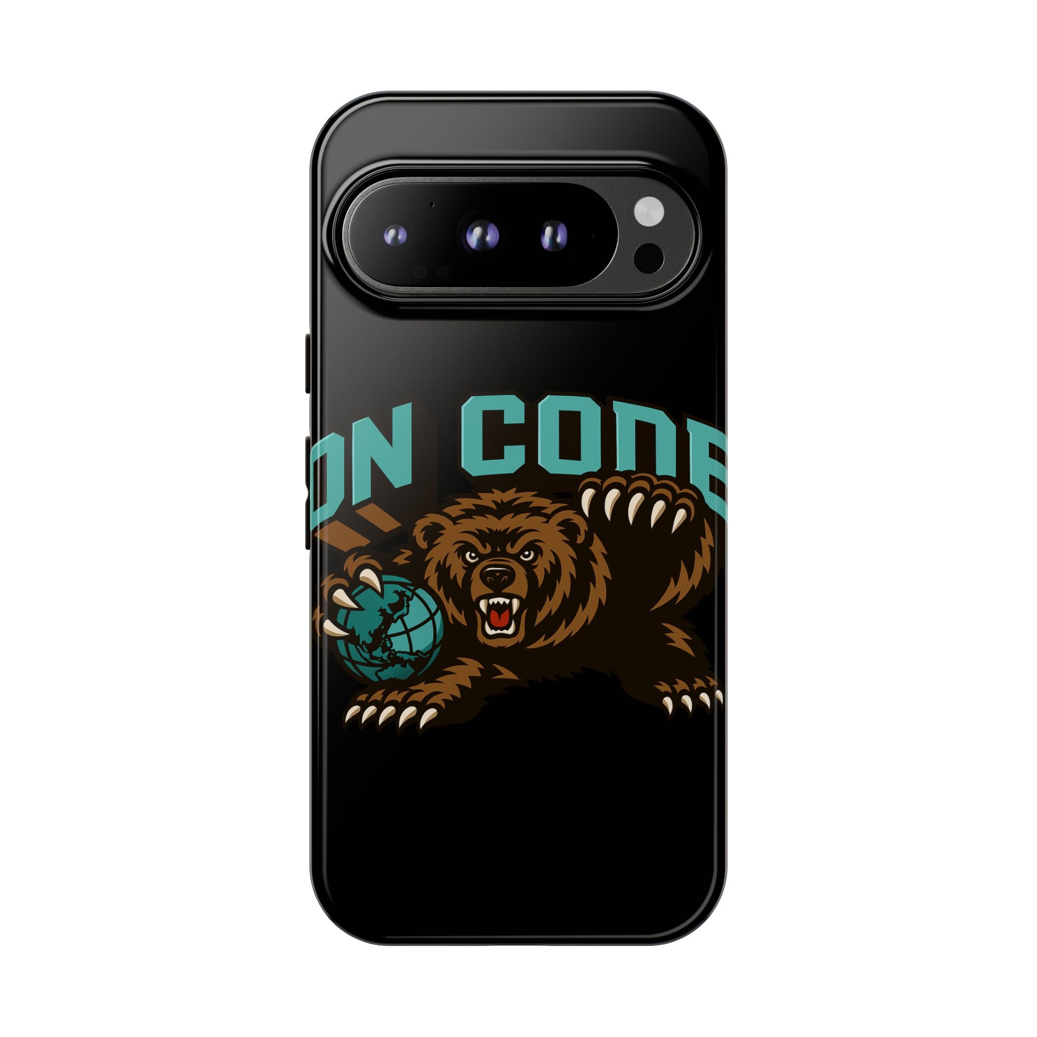 Bear Basketball Tough Phone Case — 'On Core' Protective iPhone Cover