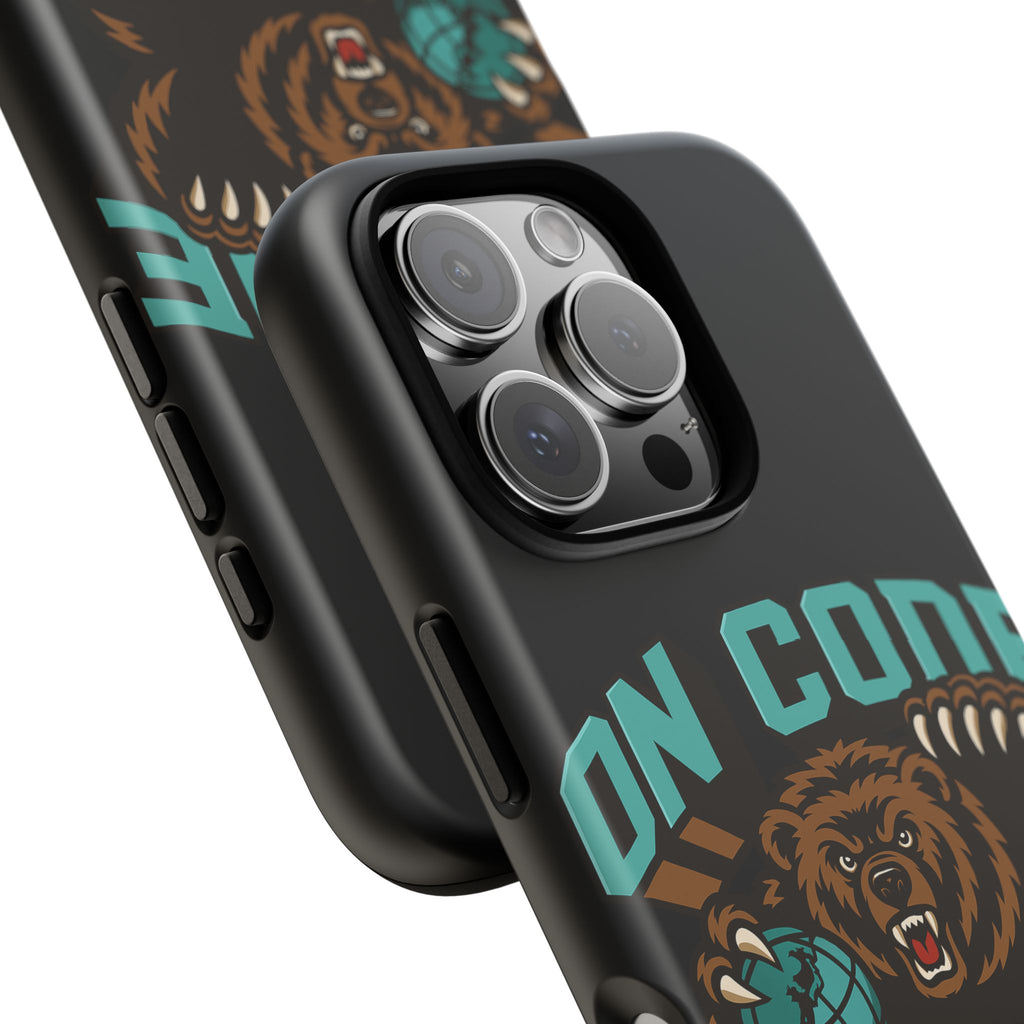 Bear Basketball Tough Phone Case — 'On Core' Protective iPhone Cover