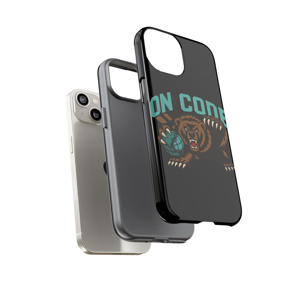 Bear Basketball Tough Phone Case — 'On Core' Protective iPhone Cover