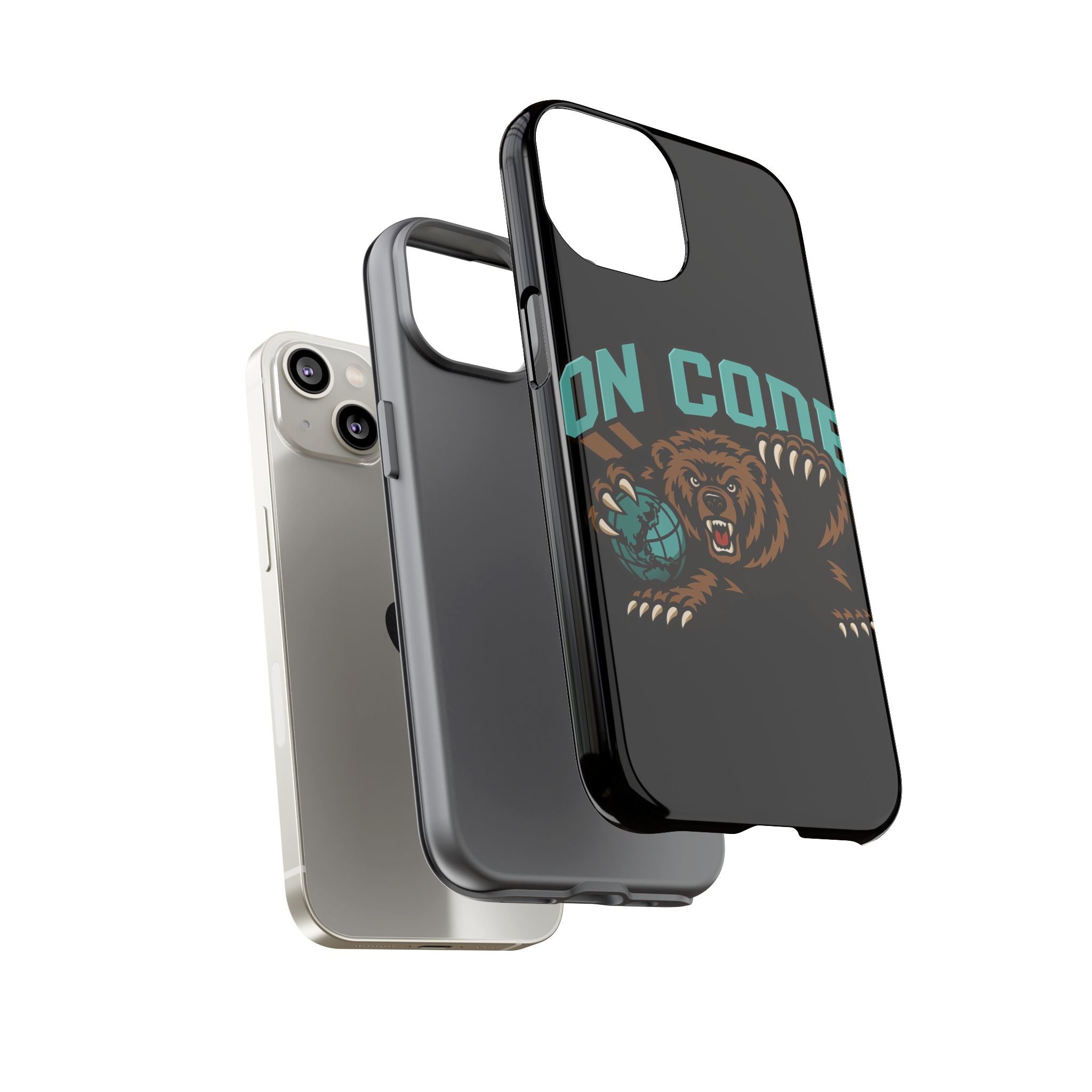 Bear Basketball Tough Phone Case — 'On Core' Protective iPhone Cover