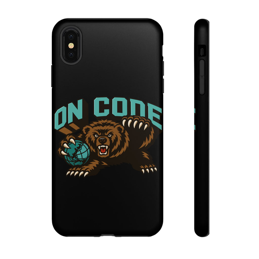 Bear Basketball Tough Phone Case — 'On Core' Protective iPhone Cover