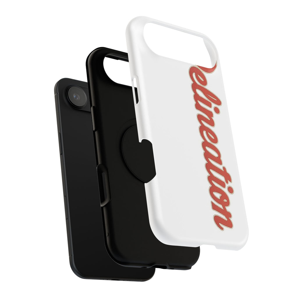Delineation Script Phone Case — Impact‑Resistant Protective Cover