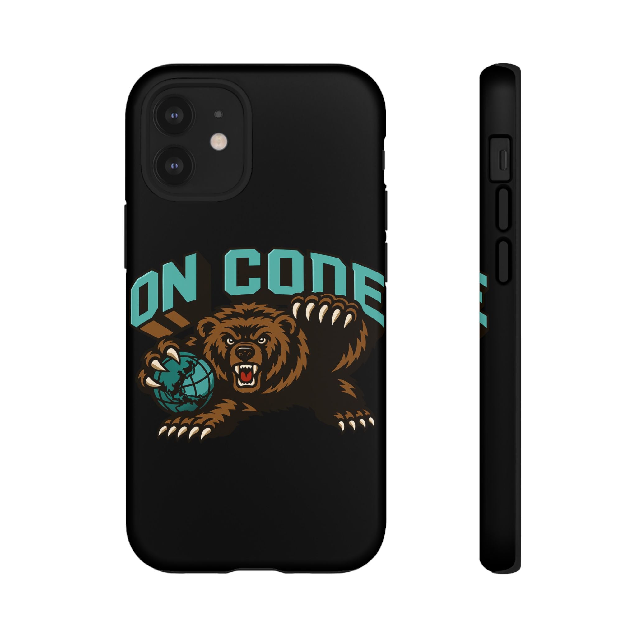 Bear Basketball Tough Phone Case — 'On Core' Protective iPhone Cover