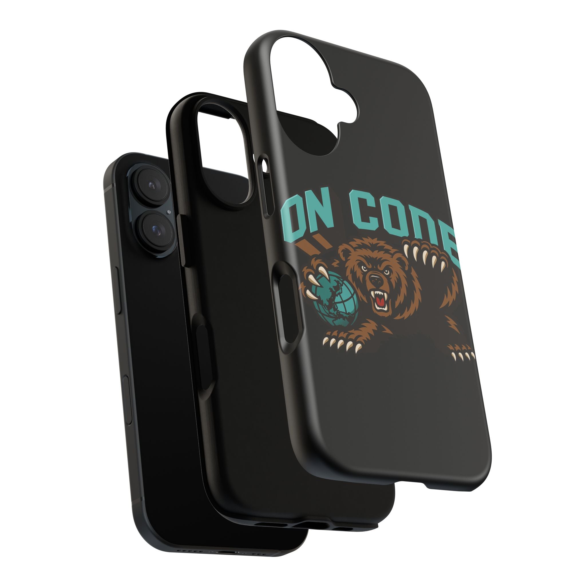 Bear Basketball Tough Phone Case — 'On Core' Protective iPhone Cover